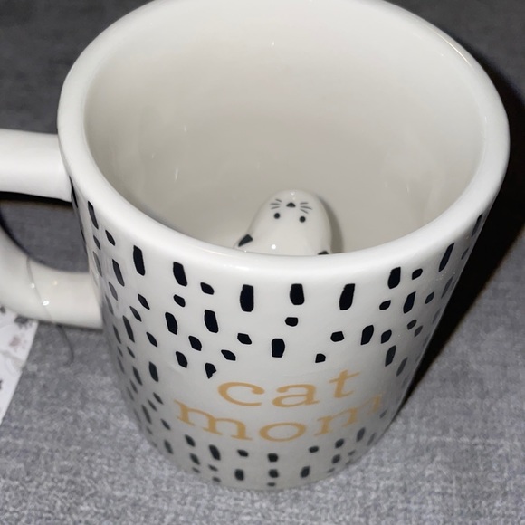 Cat Mom Coffee Mug - Cat Inside Mug! - Picture 1 of 5